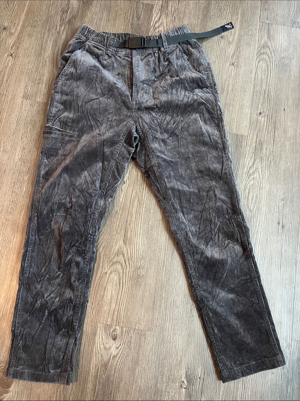 GRAMICCI Men's Corduroy Pants with Integrated Belt